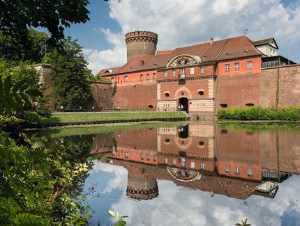 Medieval citadel in Berlin Spandau with moat