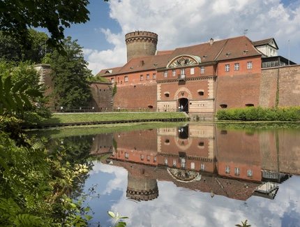 cittadella medievale a Berlino Spandau con fossato