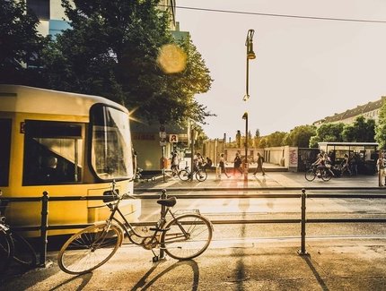 Pedestrians On Street In City