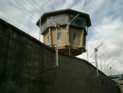 GDR-tower at Berlin Hohenschönhausen Memorial
