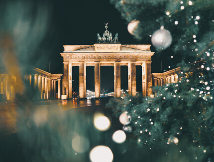 Weihnachten Brandenburger Tor