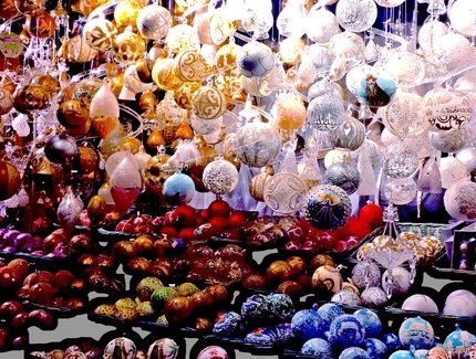 Decoration at the Christmas market