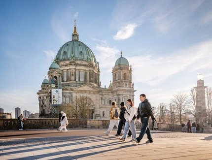 winterliche Stimmung auf der Museumsinsel