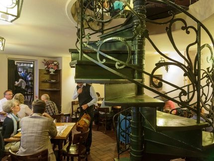 stairs in the restaurant "Zur letzten Instanz" 