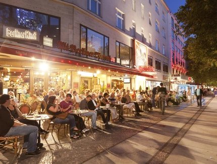 Summer evening at the restaurant Alt Berliner Biersalon at Kürfürstendamm in Berlin
