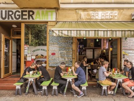 Outdoor area of Burgeramt in the district Friedrichshain