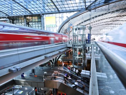 Berliner Hauptbahnhof von innen