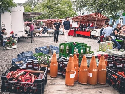  DIE DICKE LINDA -Wochenmarkt am Kranoldplatz 