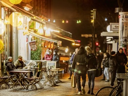 weihnachtliche Bergmannstraße