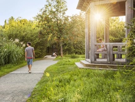 Der Pavillon im Comenius Garten in Berlin