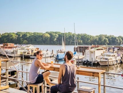 Restaurant Hafenküche at the Rummelsburger Bucht