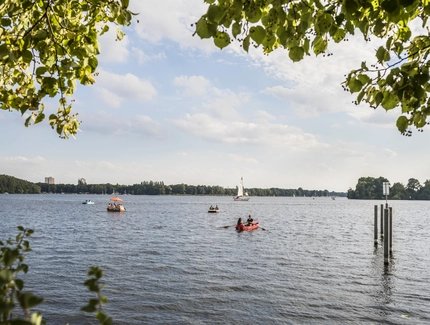 Der Tegeler See in Berlin