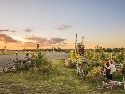 Tempelhof field in Berlin