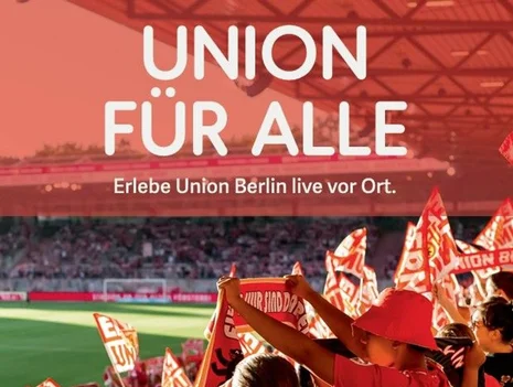 1. FC Union Roadshow at the Gesundbrunnen Centre in Berlin