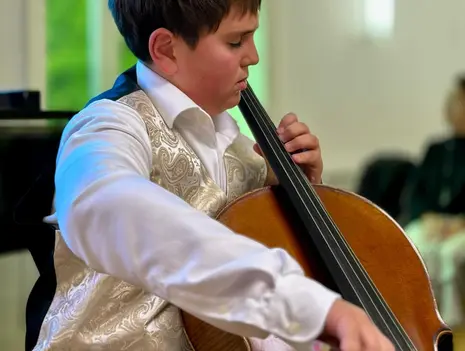 Cello Recital: Wolfgang Emanuel Schmidt & Philipp Schmidt (15), Yukino Kaihara, piano