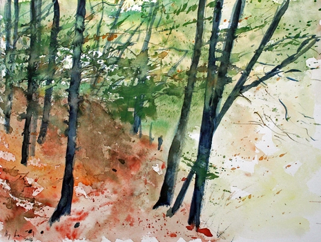 Hans-Jürgen Gaudeck: When the trees rustle sweetly - Joseph von Eichendorff