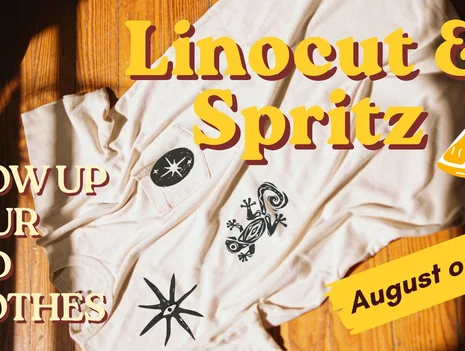Linocut & Spritz