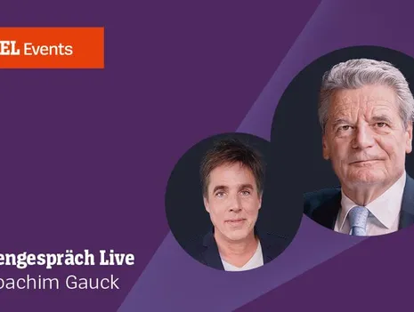 SPIEGEL Live Interview with Joachim Gauck and Markus Feldenkirchen