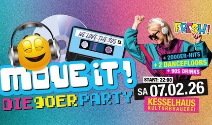 16 Jahre Geburtstagssause Move iT! – die 90er Party