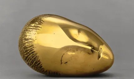 Muse endormie, Constantin Brancusi, 1910Plastik / Bronze, poliert, Paris, Centre Pompidou-CNAC-MNAM