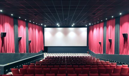 Empty Screening Theater
