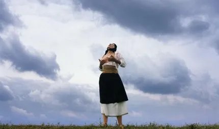 Marina Abramović, Women Massaging Breasts I from the series Balkan Erotic Epic, C-Print, 2005, Serbia