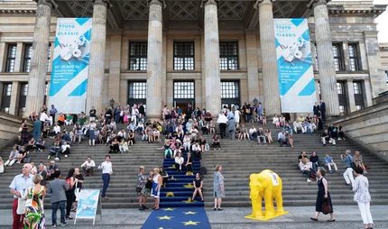 Freitreppe Konzerthaus in Berlin beim Young Euro Classic