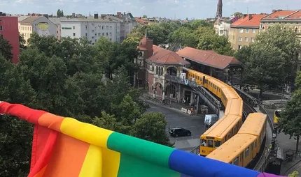 Regenbogenfahne zum CSD