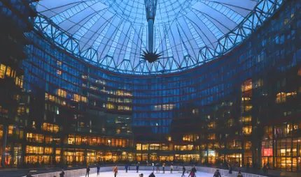 Eislaufen am Potsdamer Platz