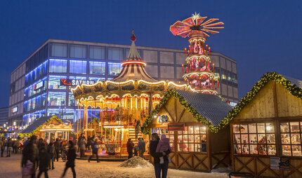 Christmas market at Alexanderplatz