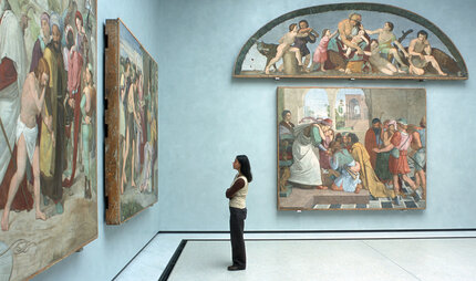 Museo "Alte Nationalgalerie" a Berlino: frescos de la casa bartholdy