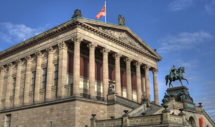 Old National Gallery on the Museum Island Berlin