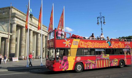 Stadtrundfahrt mit dem Bus von "Berlin City Tour"