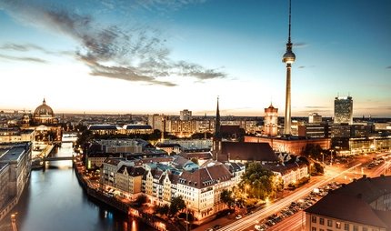 Panoramic view of Berlin-Mitte 