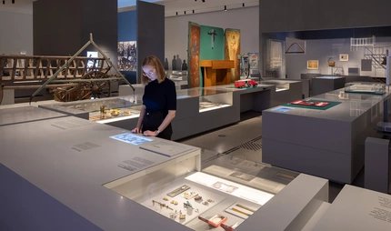 Centro de Documentación Huida, Expulsión, Reconciliación en Berlín, sala de exposiciones