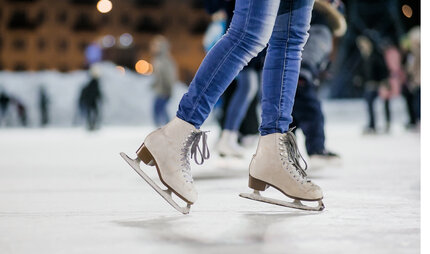 Ice skating in Berlin