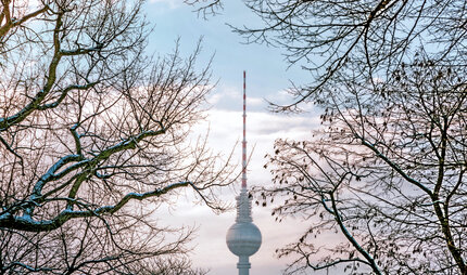 TV tower Berlin in winter