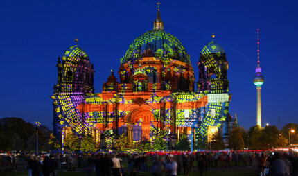 Berlin Cathedral at Festival of Lights