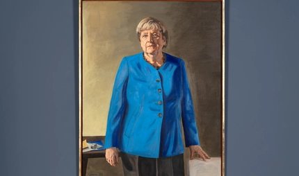 Portrait der Altkanzlerin Angela Merkel