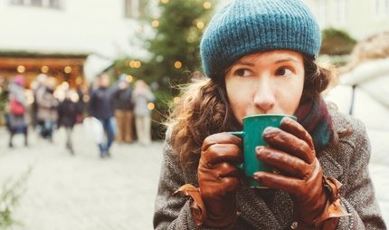 Auf dem Weihnachtsmarkt