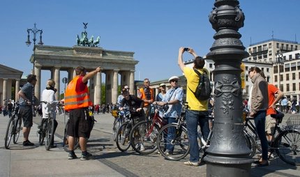Fahrradtour am Brandenburger Tor