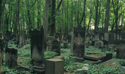 Jewish Cemetery Weißensee in Berlin. 