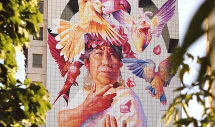 Mural de l'artiste mexicaine Adry del Rocio, Berlin 2019