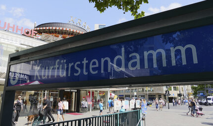 Underground station Kurfürstendamm in Berlin