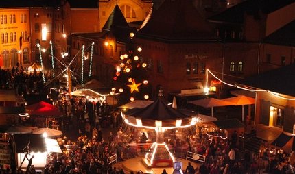 Christmas market in the Kulturbrauerei in Berlin