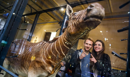 Couple at the Museum of Natural History Berlin