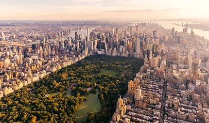 Luftaufanhem des Central Parks in New York