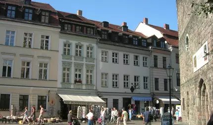 Façades du quartier Nikolai à Berlin