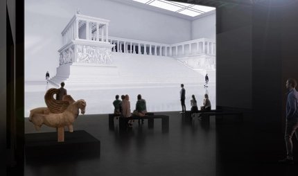 Pergamon Museum, Visualisierung, Altarinstallation
