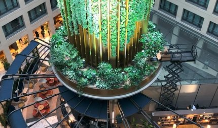 Vertikaler Garten im Radisson
